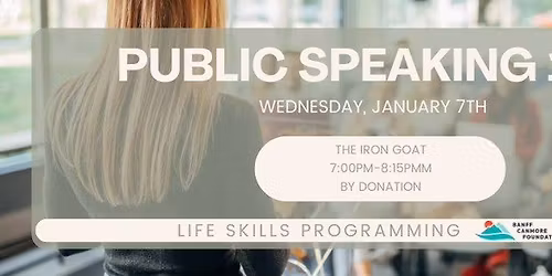 Public Speaking 101 with CYAN