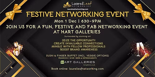 LAUREL LEAF NETWORKING ~ DEC 2025 FESTIVE NETWORKING EVENT