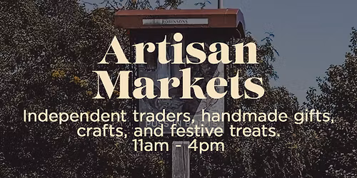 Artisan Markets - Free Entry at Puss in Boots