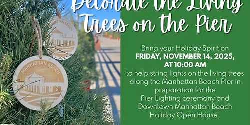 Decorate the Living Trees on the Pier