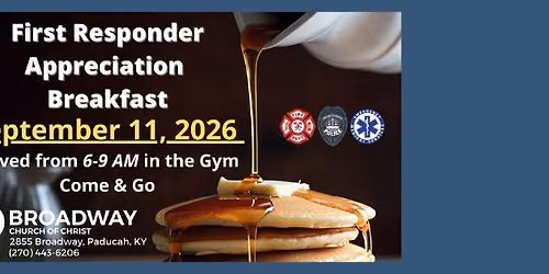 First Responder Appreciation Breakfast
