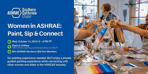Women in ASHRAE: Paint, Sip & Connect (Redondo Beach)