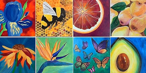 Still lIfe Minis in Acrylics with Jen Livia