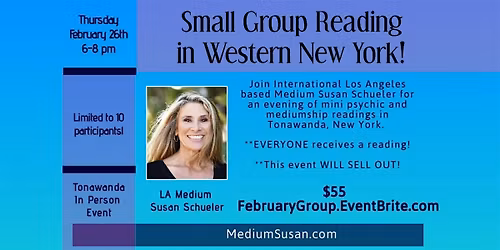 Small Group Reading with Medium Susan Schueler in Tonawanda, NY
