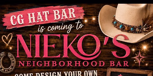 Custom Hat Bar coming to Nieko\u2019s