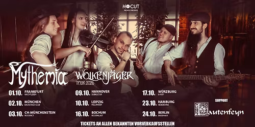 Mythemia - Wolkenj\u00e4ger Tour 2026 M\u00fcnchen