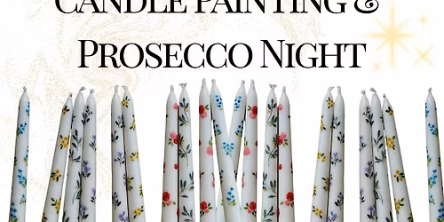 Candle Painting And Prosecco Night