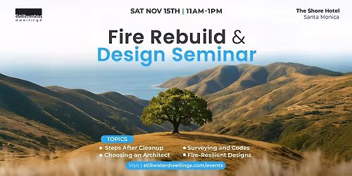 Fire Rebuild & Design Seminar