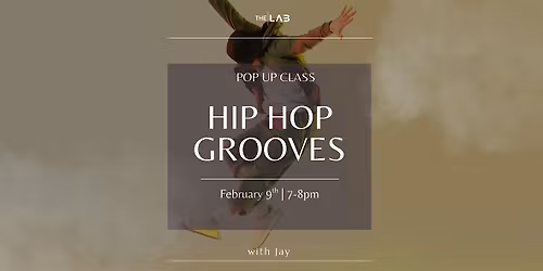 Pop Up Hip Hop Grooves Class with Jay!