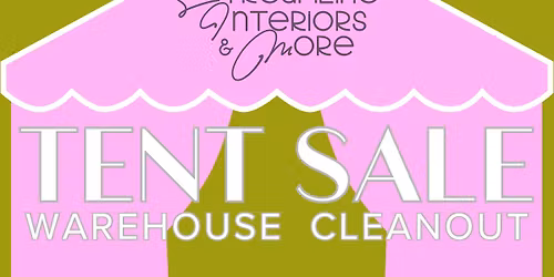 Tent Sale at Streamline Interiors 