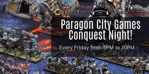 Conquest Night at PCG!
