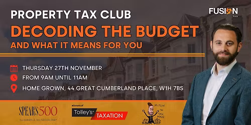 Property Tax Club - Decoding The Budget And What It Means For You