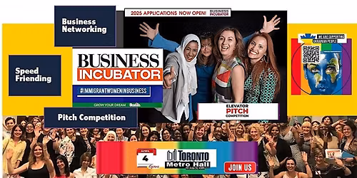 Speed Friending. Business Networking. Pitch Competition  #BusinessIncubator