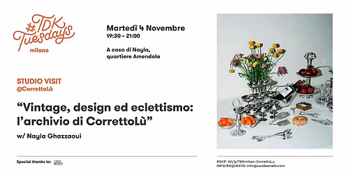 STUDIO VISIT @CorrettoL\u00f9 w\/ Nayla Ghazzaoui