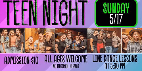 May Teen Night At The Dusty Armadillo! 