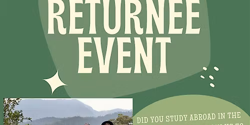 Study Abroad Returnee Event