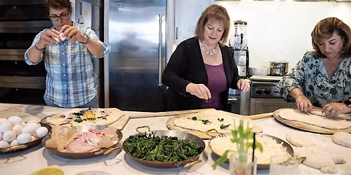 Breakfast Pizza & Mimosas with Hollandaise Demo