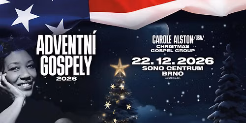 Adventn\u00ed gospely 2026 - Carole Alston & Christmas Gospel (USA) - Brno