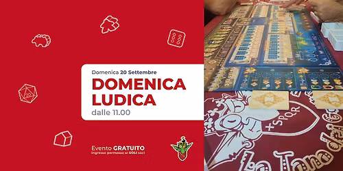 Domenica Ludica - 11 Ottobre 2026 dalle ore 11.00