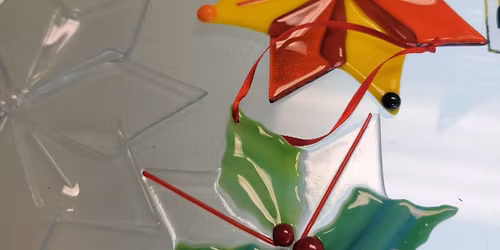 Fused Glass Snowflakes