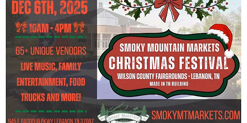 Smoky Mountain Markets Christmas Festival