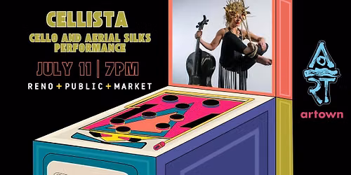 Cellista Cello and Aerial Silks Performance for Artown 