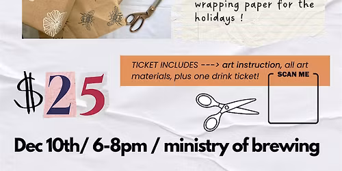 Wrap & Tap - A Wrapping Paper Printing Workshop