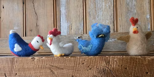 Emotional Support Chicken Needle Felting Workshop