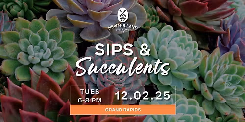 Sips & Succulents Cocktail Class