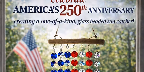 Patriotic Flag Suncatcher