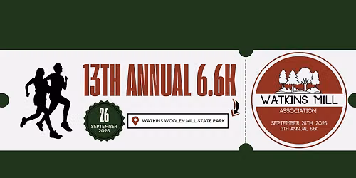 The 13th Annual Get Outdoors 6.6k