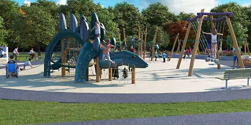 Playground Pop-Up - Schenley Park Anderson "Dinosaur" Playground