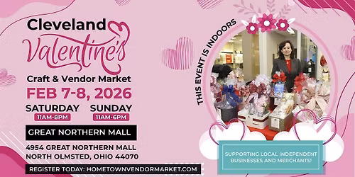 Cleveland Valentine\u2019s Craft & Vendor Market