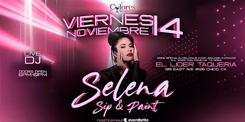 Selena Sip & Paint in Chico