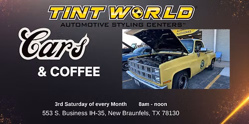 Cars & Coffee: (FREE, NO REGISTRATION)