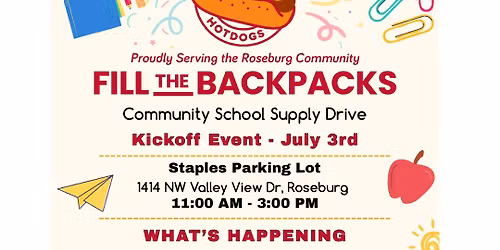 Fill the Backpacks - Community School Supply Drive
