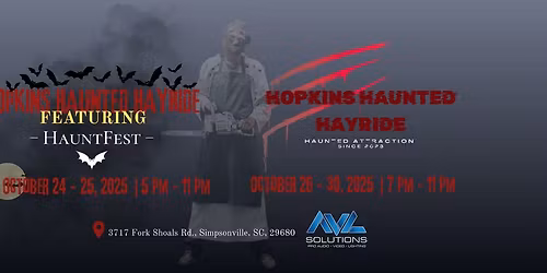 Hopkins Haunted Hayride Featuring HauntFest
