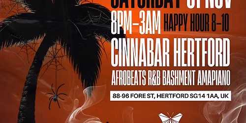 EVADE - HALLOWEEN @ CINNABAR HERTFORD