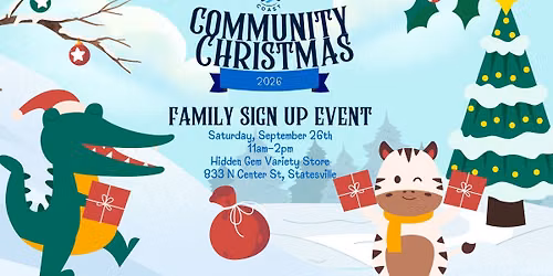 Community Christmas Sign-Up Event