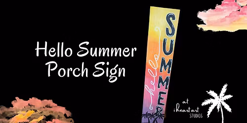 Hello Summer Porch Sign