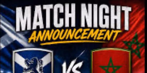 Scotland versus Morocco watch party!