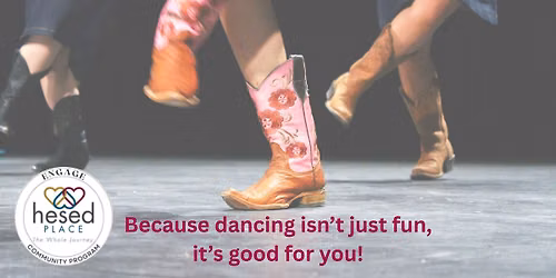 Line Dance is good for your health!  ENGAGE workshop & trial