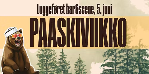 Paaskiviikko 2026 - Luggef\u00f8re konsert og jam med Paaro
