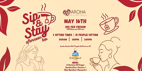 Sip and Stay Afternoon Tea