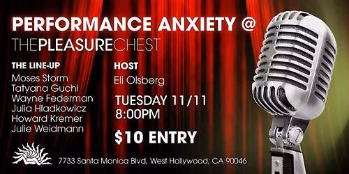 Performance Anxiety Comedy Night