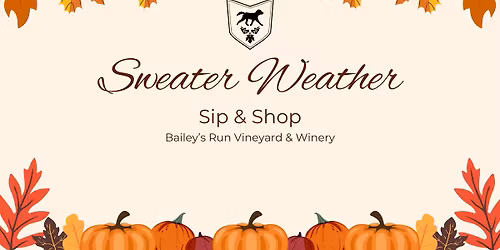 Sweater Weather Sip & Shop