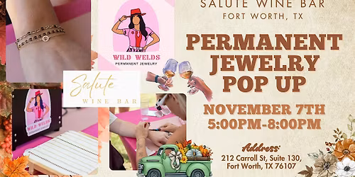 Fall Fort Worth Permanent Jewelry Pop Up