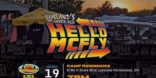 Hello McFly LIVE at Camp Runinmuck in Lakeside-Marblehead, OH