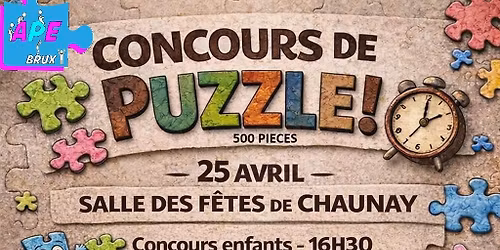 \ud83e\udde9 Concours de Puzzle \u00e0 Chaunay (86) ! \ud83e\udde9