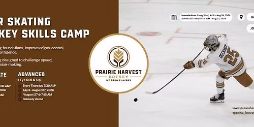 Intermediate Power Skating & Hockey Skills Camp